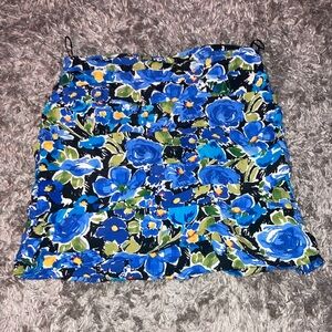 ZARA new floral flowered skirt 🪻🌼🪷 Sz Medium M super nice colors!